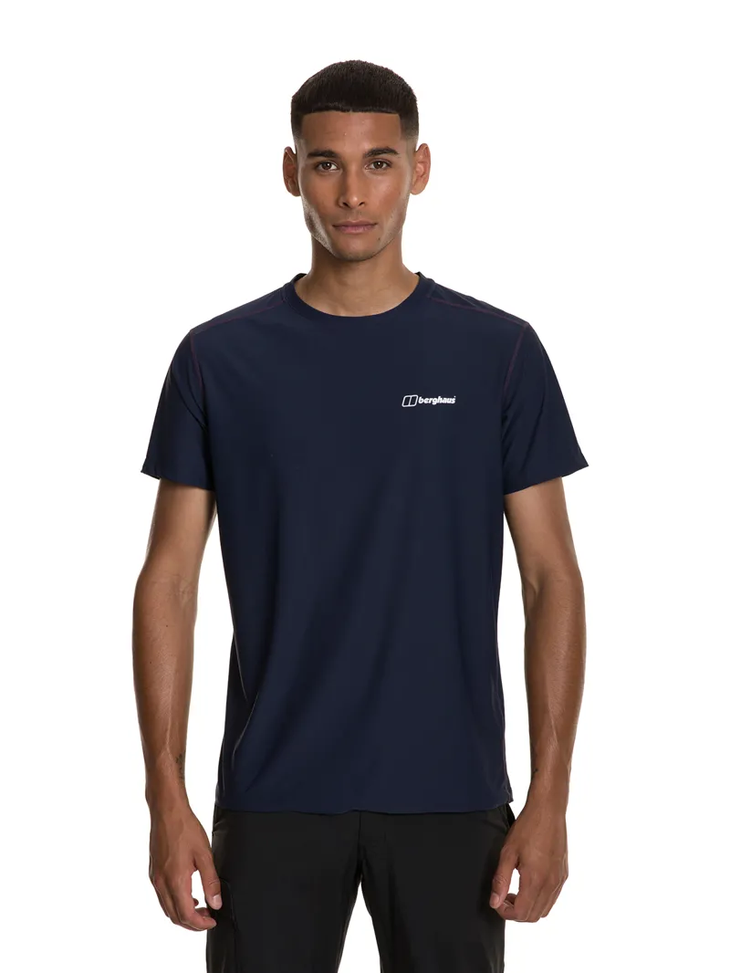 Berghaus Men's 24/7 Tech Short Sleeve Baselayer T-Shirt in Dark Blue