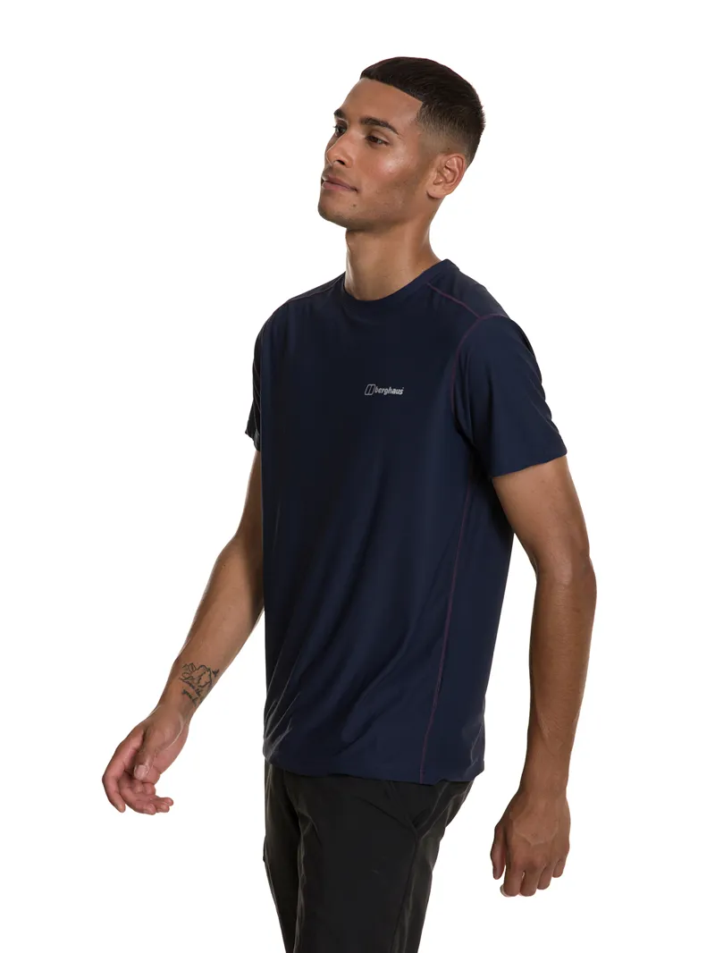 Berghaus Men's 24/7 Tech Baselayer T-Shirt in Dark Blue-3