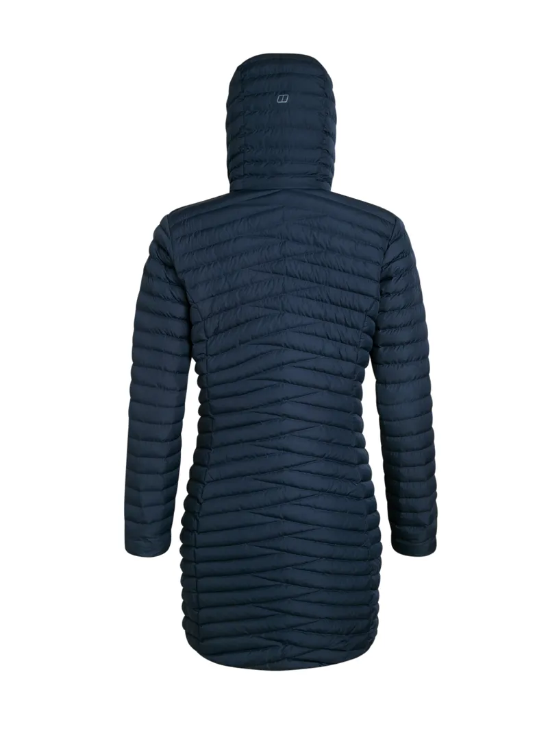 Berghaus Women's Nula Micro Long Synthetic Insulated Jacket in Navy-1