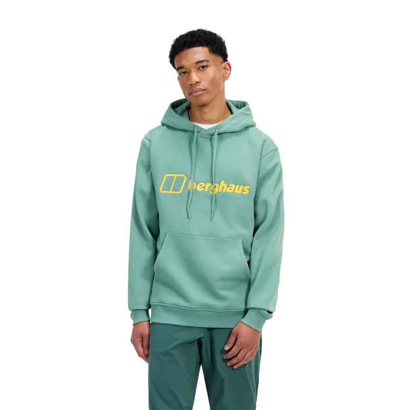 Berghaus Men's Logo Hoody in Green-3