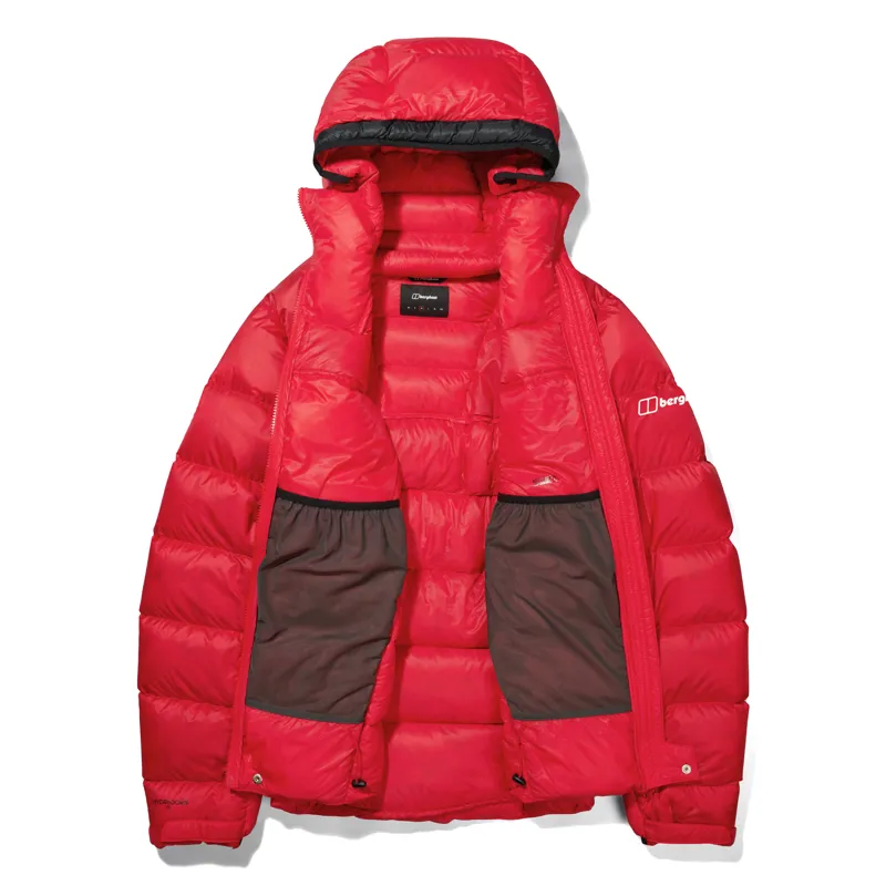 Berghaus Men's MTN Arete Ultra Down Hoody in Red/Black-2
