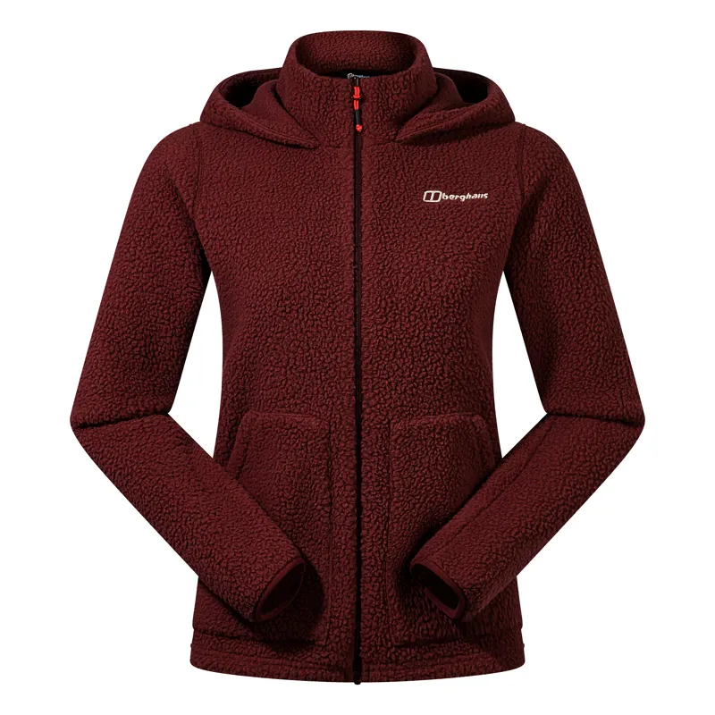 Berghaus Women s Darria Full Zip Hooded Jacket in Dark Red