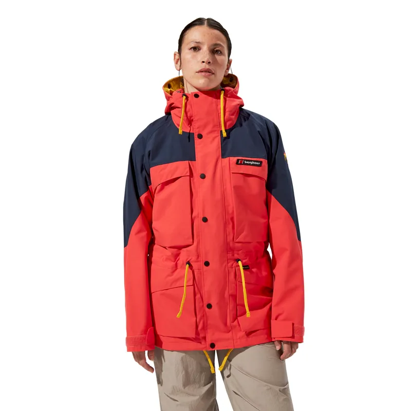 Berghaus Unisex Mera Peak 2000 Jacket in Red/Dark Blue-4