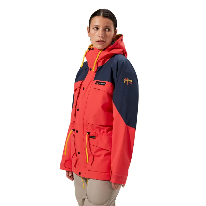 Berghaus Unisex Mera Peak 2000 Jacket in Red/Dark Blue-5