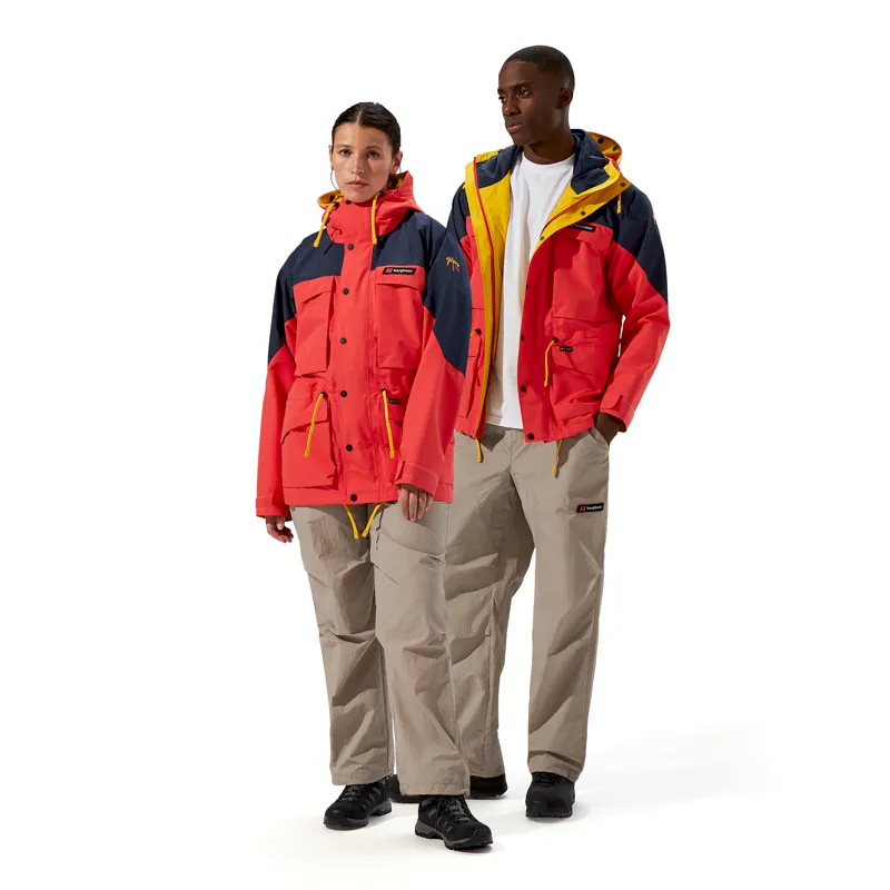 Berghaus Unisex Mera Peak 2000 Jacket in Red/Dark Blue-2