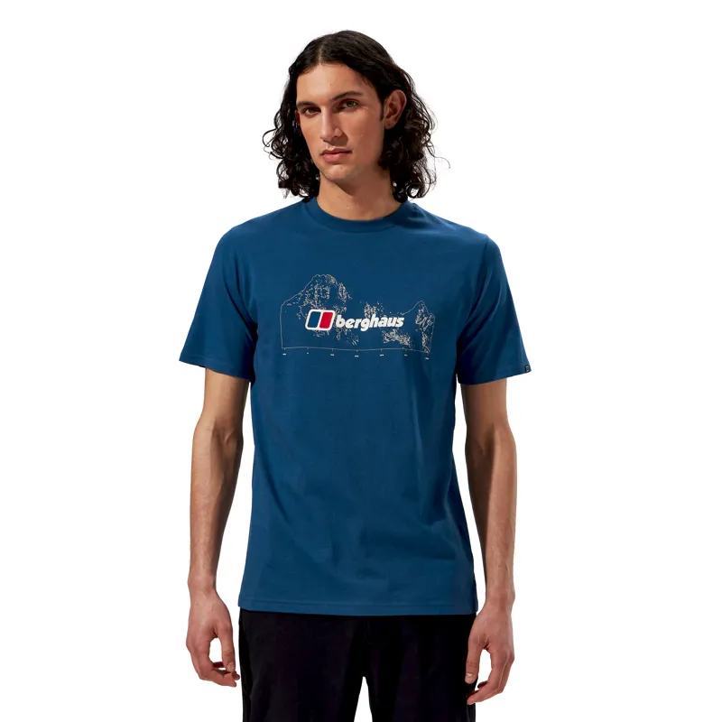 Berghaus Men's MTN Width T-Shirt in Turquoise-1