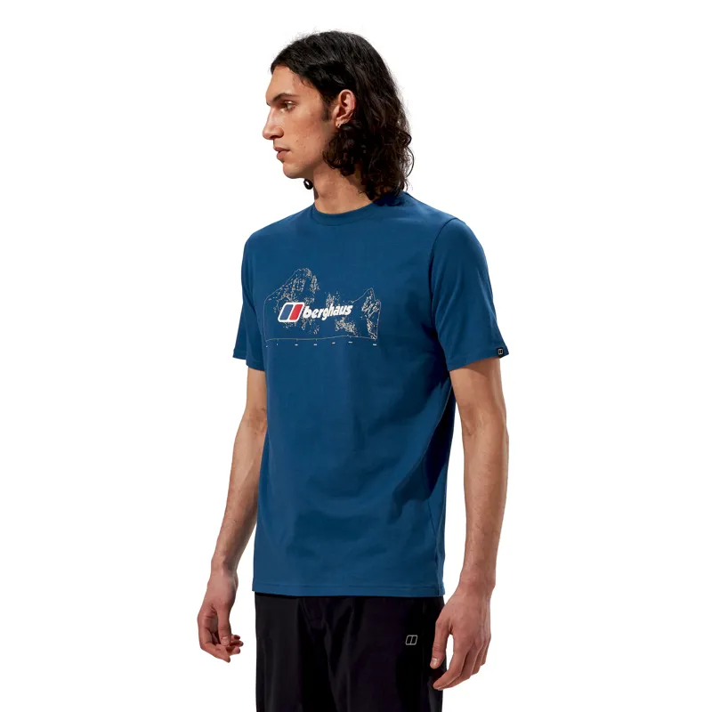 Berghaus Men's MTN Width T-Shirt in Turquoise-3