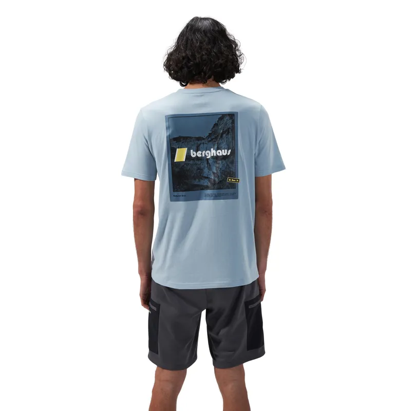 Berghaus Unisex Natural Grit T-Shirt in Light Blue-3