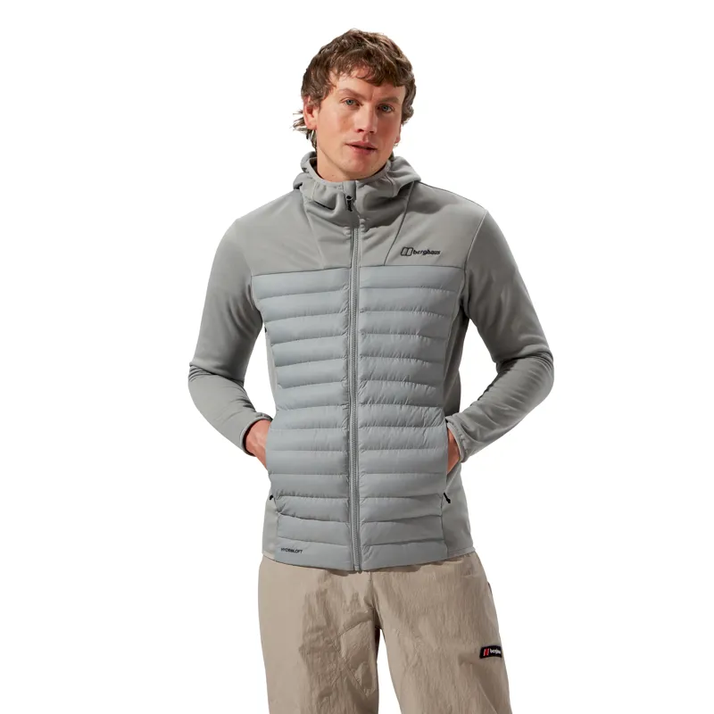 Berghaus Men's Vaskye Hooded Hybrid Jacket in Grey-3