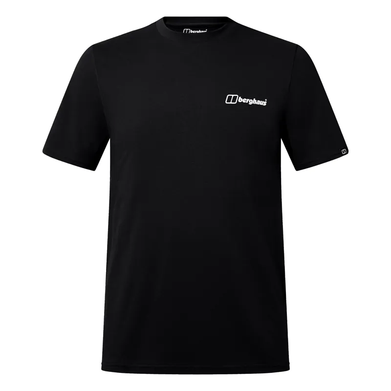 Berghaus Men's Mountain Art T-Shirt in Black