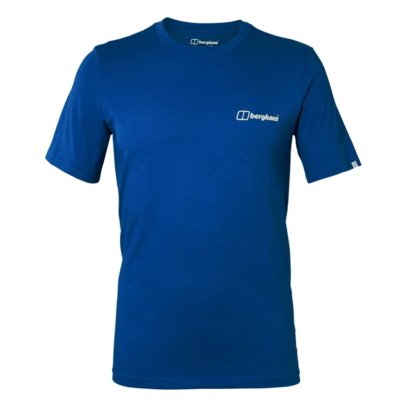Berghaus Men's Mountain Art T-Shirt in Blue
