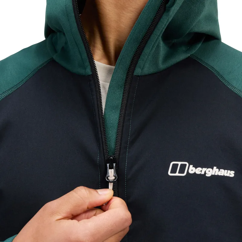 Berghaus Men's Trawden Jacket in Dark Green/Black-9