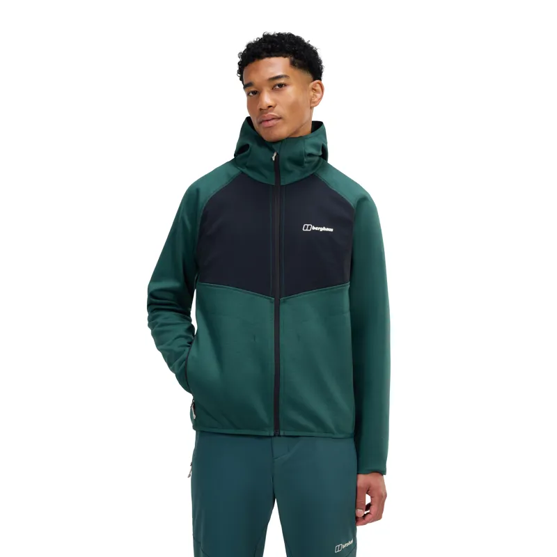 Berghaus Men's Trawden Jacket in Dark Green/Black-2