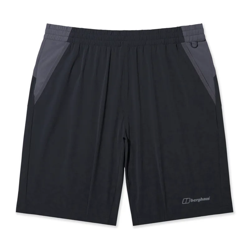 Berghaus Men's Wandermoor Wind Shorts in Black/Grey 