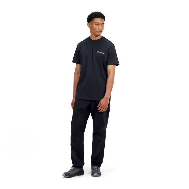 Berghaus Men's Grappled Tee in Black-5