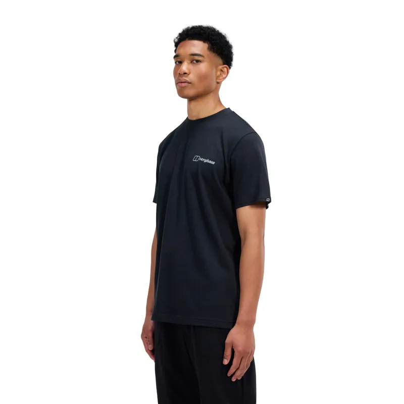 Berghaus Men's Grappled Tee in Black-3