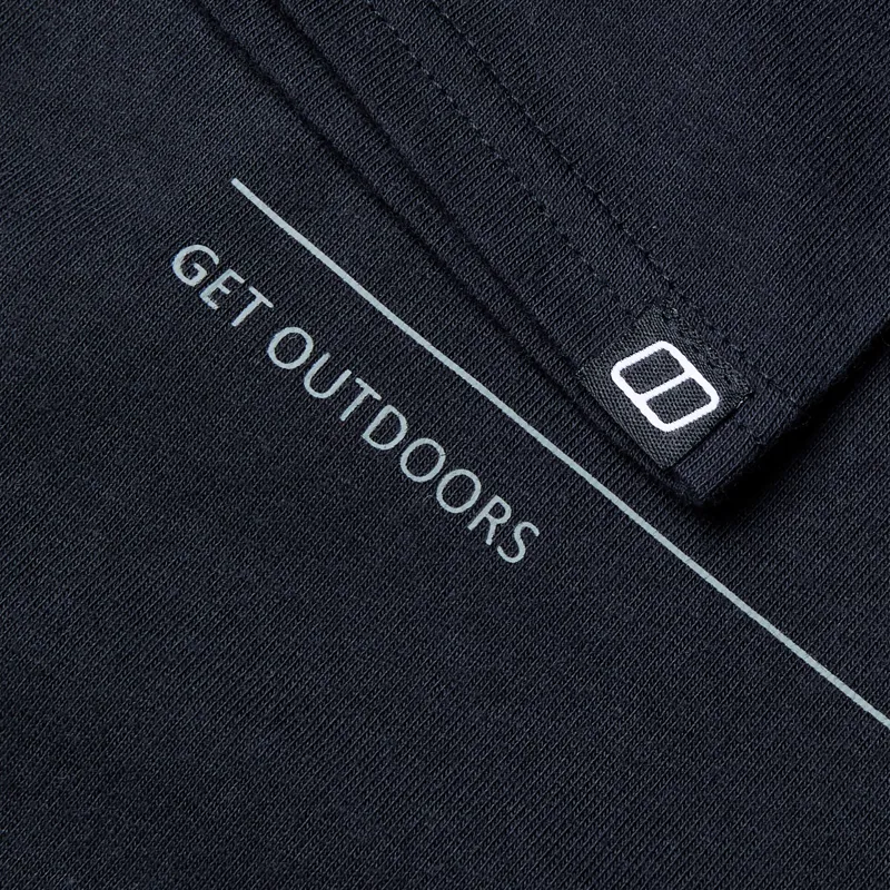 Berghaus Men's Grappled Tee in Black-8