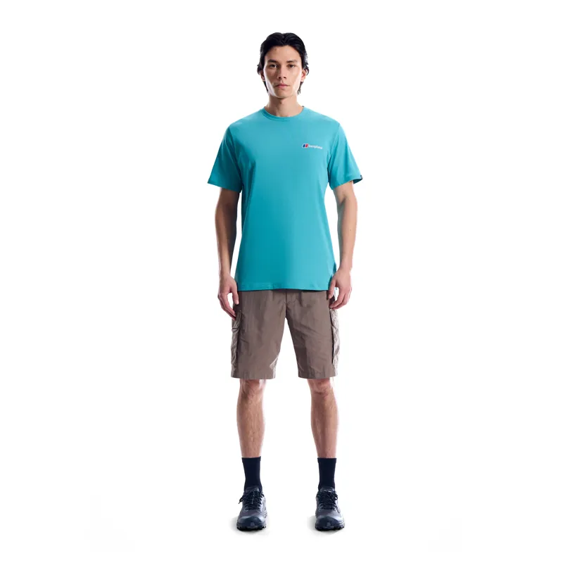 Berghaus Men's Front and Back Tee in Light Blue-3