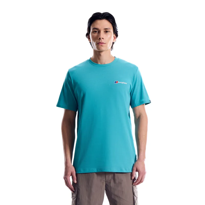 Berghaus Men's Front and Back Tee in Light Blue-1