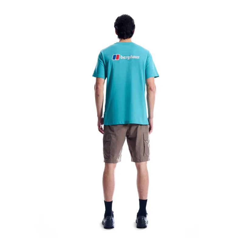 Berghaus Men's Front and Back Tee in Light Blue-4