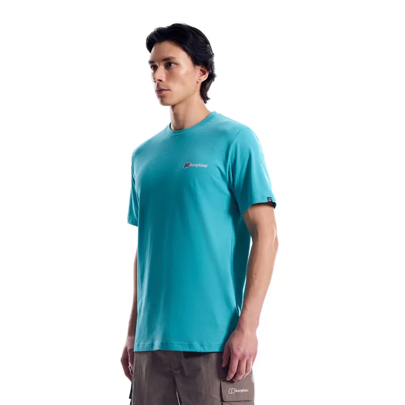 Berghaus Men's Front and Back Tee in Light Blue-2