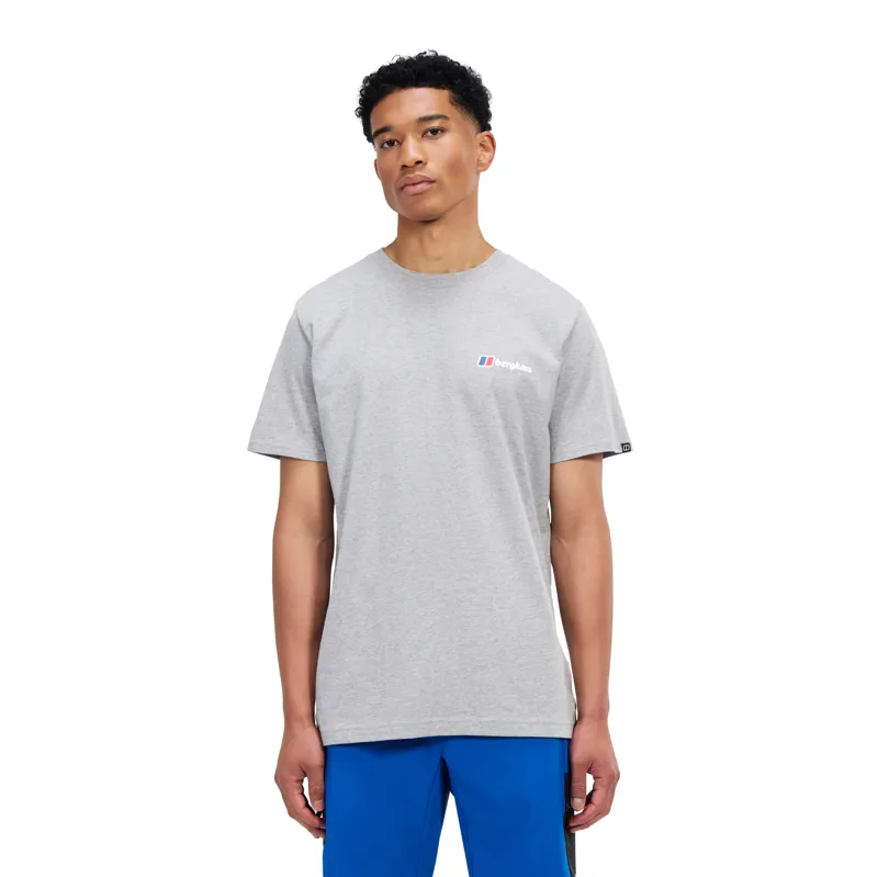 Berghaus Men's Classic Logo Tee in Grey Marl-2