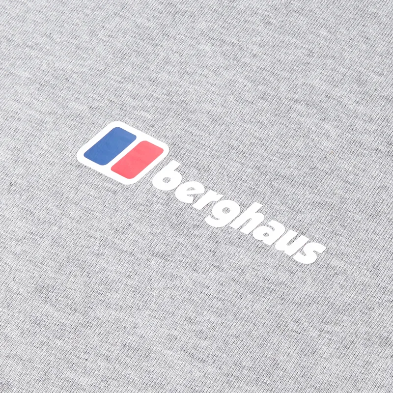 Berghaus Men's Classic Logo Tee in Grey Marl-6