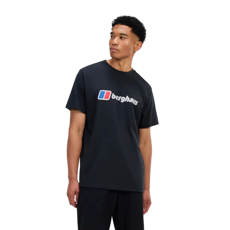 Berghaus Men's Classic XL-Logo Tee in Black-1