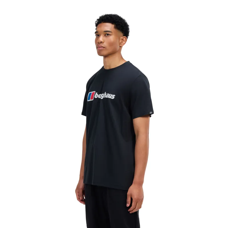 Berghaus Men's Classic XL-Logo Tee in Black-2