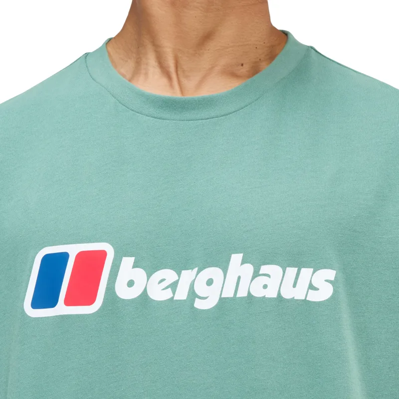 Berghaus Men's Classic XL-Logo Tee in Green-5