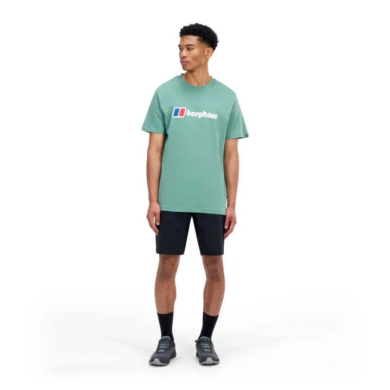 Berghaus Men's Classic XL-Logo Tee in Green-8