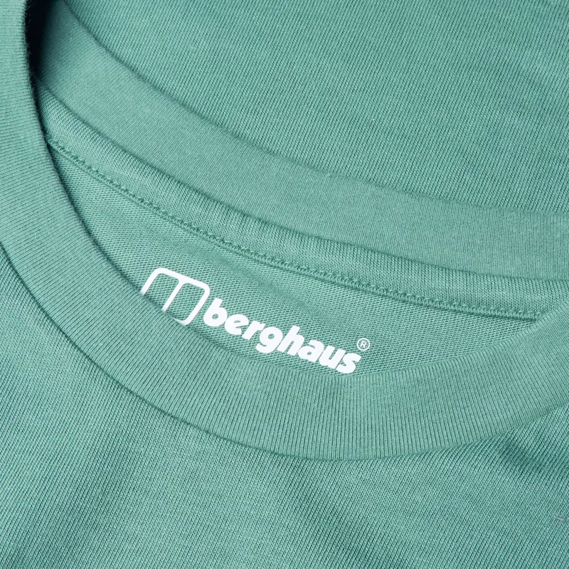 Berghaus Men's Classic XL-Logo Tee in Green-6