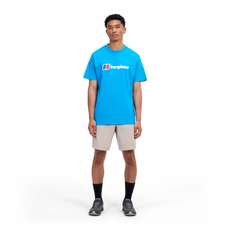 Berghaus Men's Classic XL-Logo Tee in Mountain Blue-7