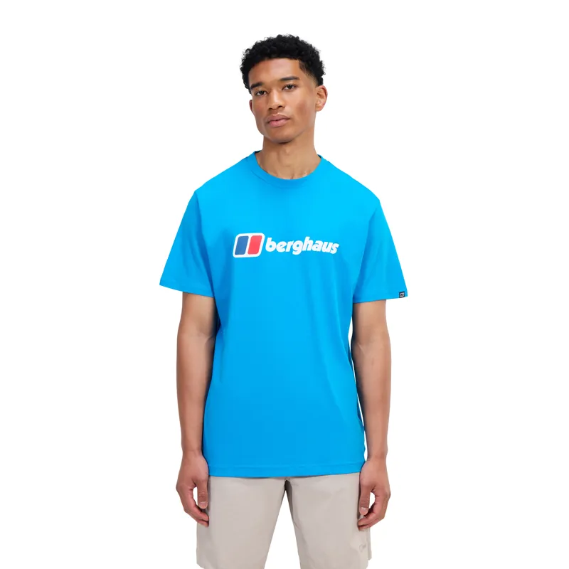 Berghaus Men's Classic XL-Logo Tee in Mountain Blue-1