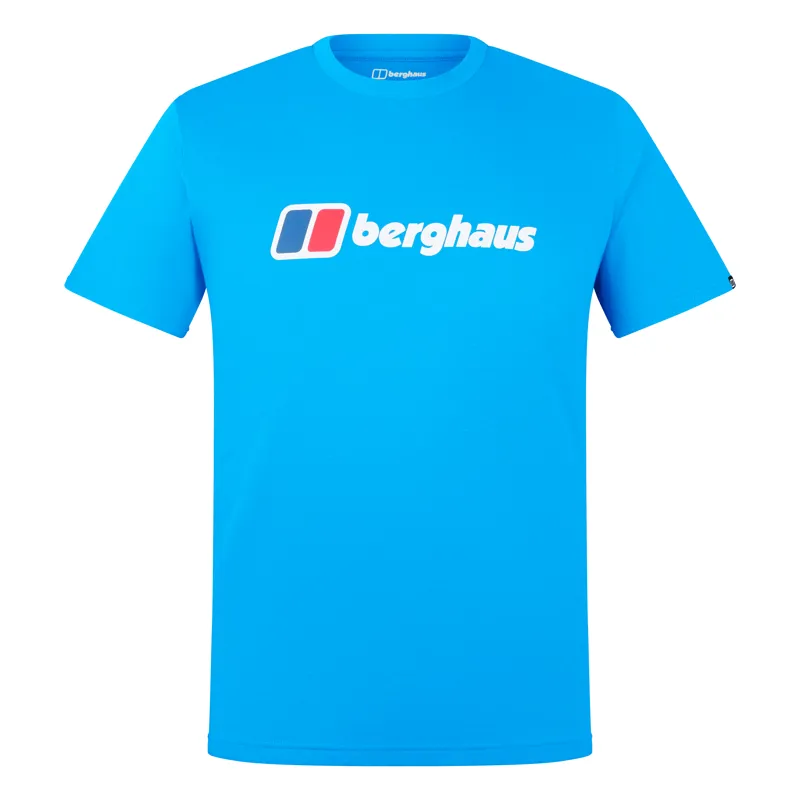Berghaus Men's Classic XL-Logo Tee in Mountain Blue