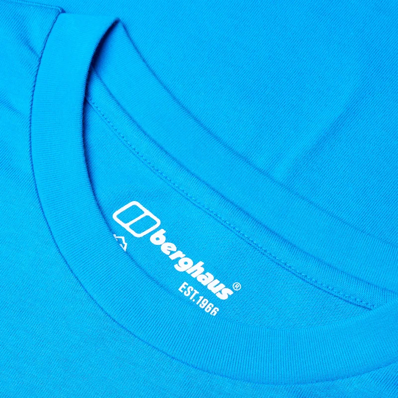 Berghaus Men's Classic XL-Logo Tee in Mountain Blue-5
