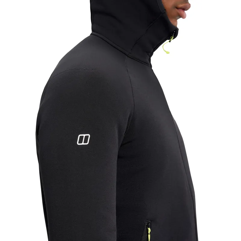 Berghaus Men's Kinetic Powerstretch Hoody in Black-6