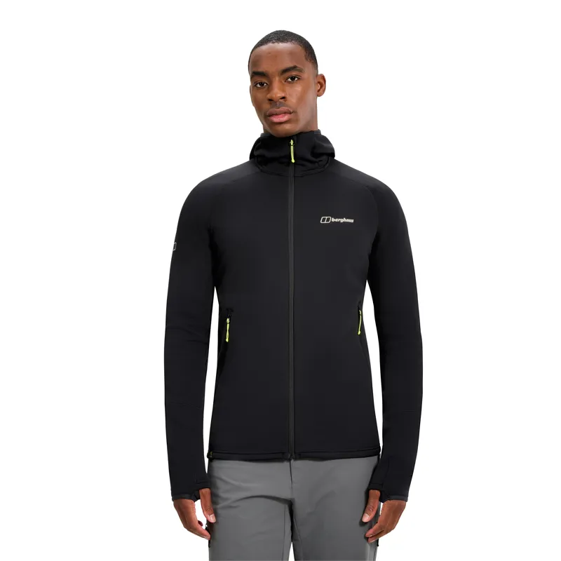 Berghaus Men's Kinetic Powerstretch Hoody in Black-2