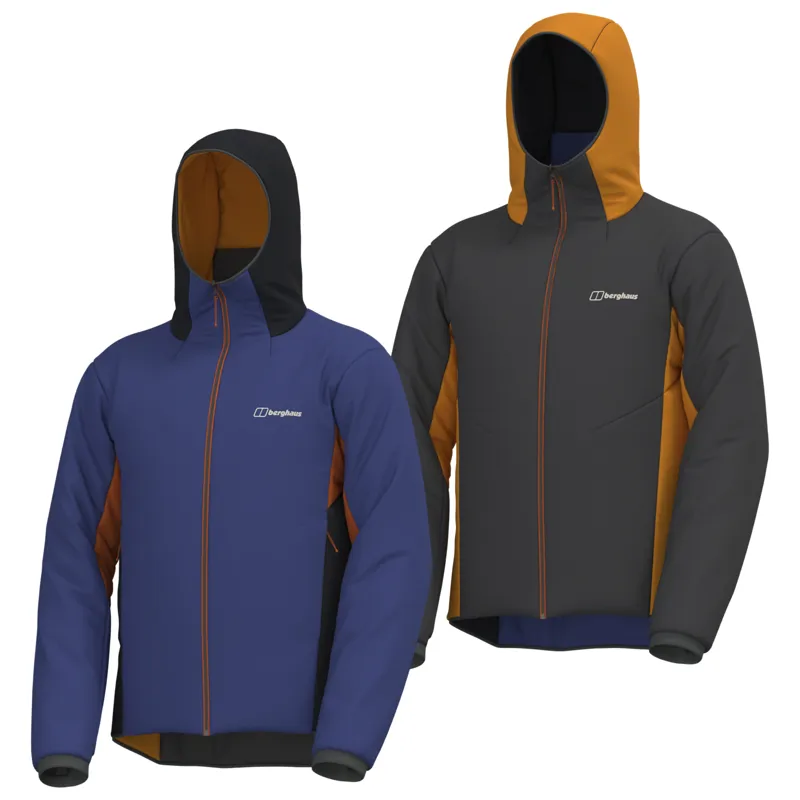 Berghaus Men's Theralite Versa Jacket in Blue/Orange-1