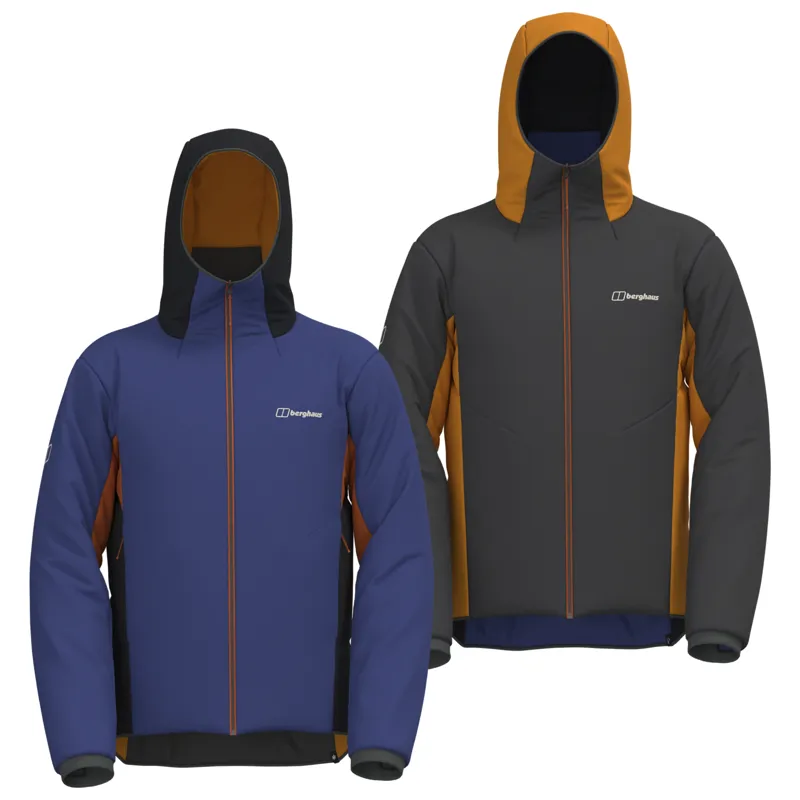 Berghaus Men's Theralite Versa Jacket in Blue/Orange