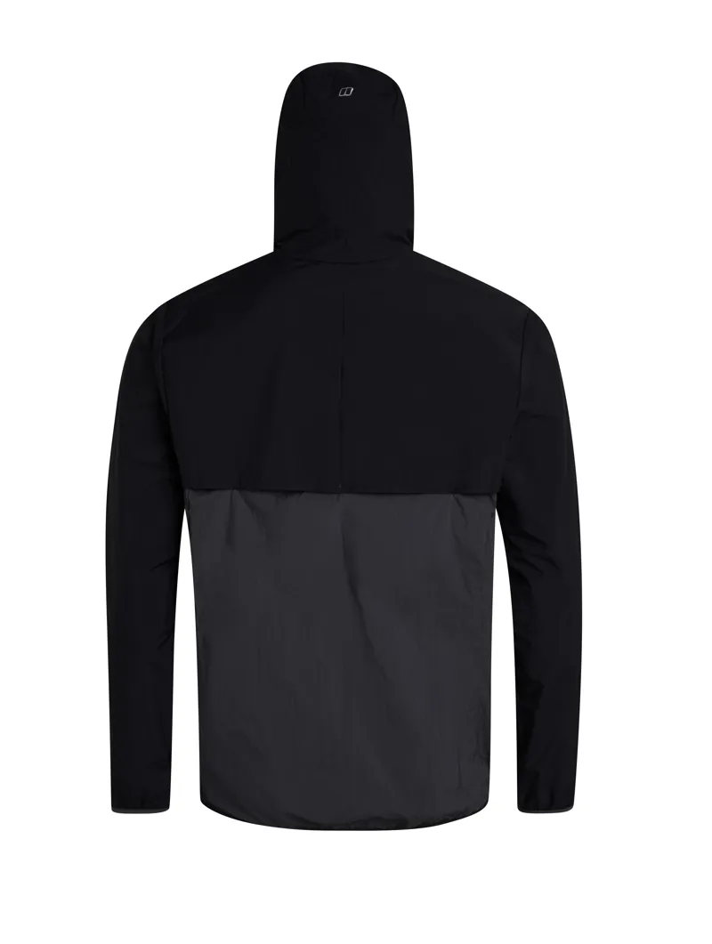 Berghaus Men's Corbeck Wind Jacket in Black/Grey-1
