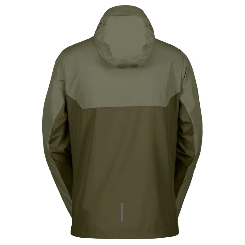 Scott Men's Explorair Light Windbreaker Jacket in Hay Green/Fir Green-1