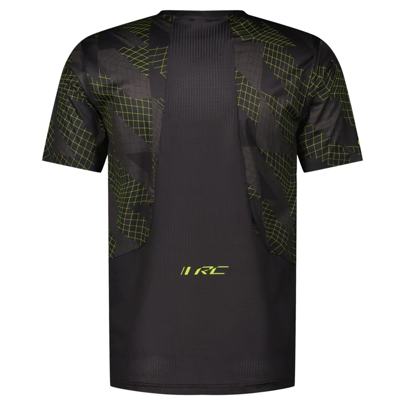 Scott Men's RC Run Tee in Black/Yellow-1