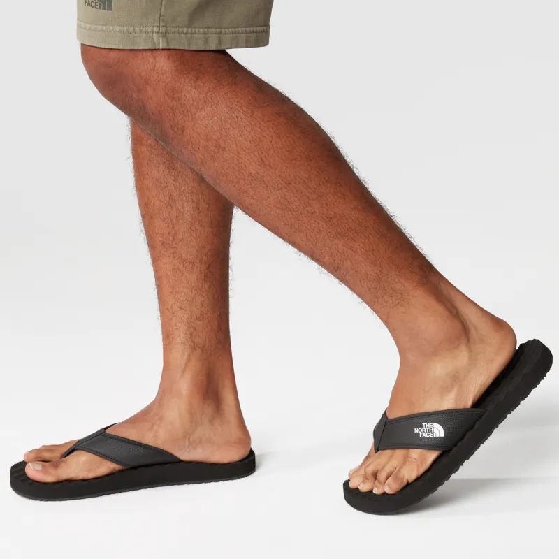 The North Face Men's Base Camp Flip-flop II in Black/White-6