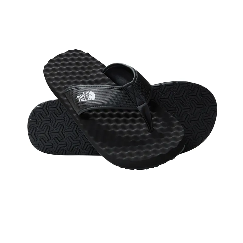 The North Face Men's Base Camp Flip-flop II in Black/White-5
