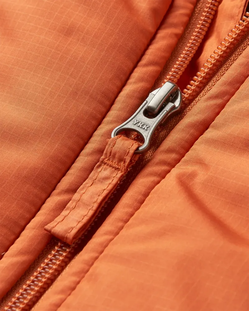 Passenger Men's Woodland Hooded 1/2 Zip Recycled Polar Fleece in Grey Marl/Tidal Blue-2