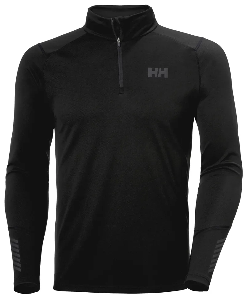 Helly Hansen Men's Lifa Active 1/2 Zip in Black