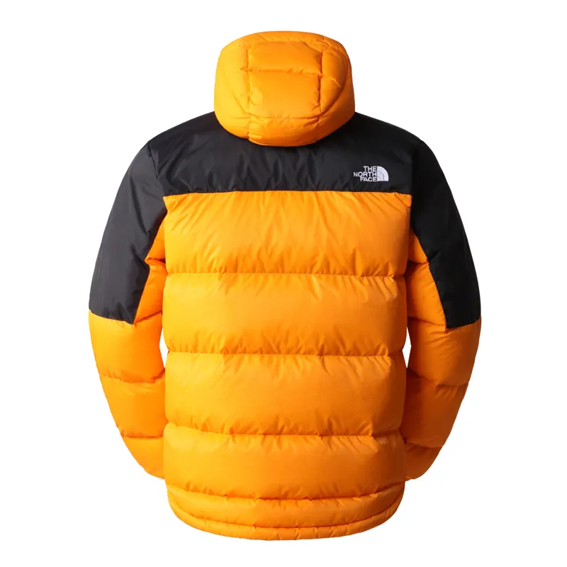 The North Face Diablo Down Hoodie in Cone Orange TNF Black