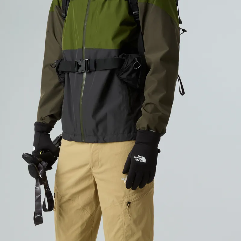 The North Face Etip Recycled Glove in Black/White-3