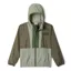 Columbia Kid's Back Bowl II Hooded Windbreaker in Stone Green/Safari